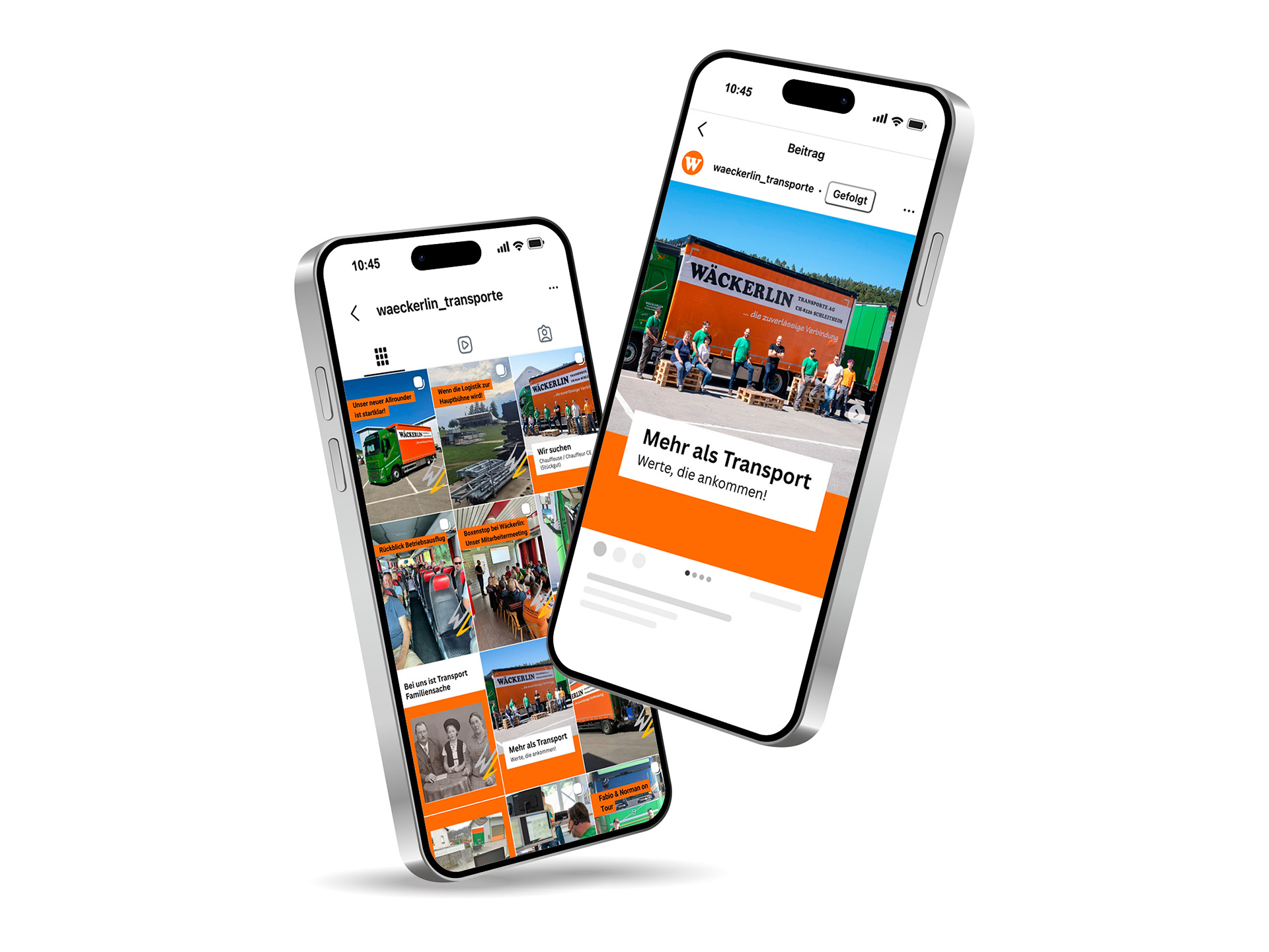 Vorschau eines modernen Website-Redesigns