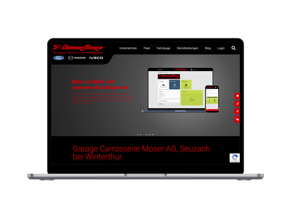 Wireframes und Struktur für ein Website-Redesign