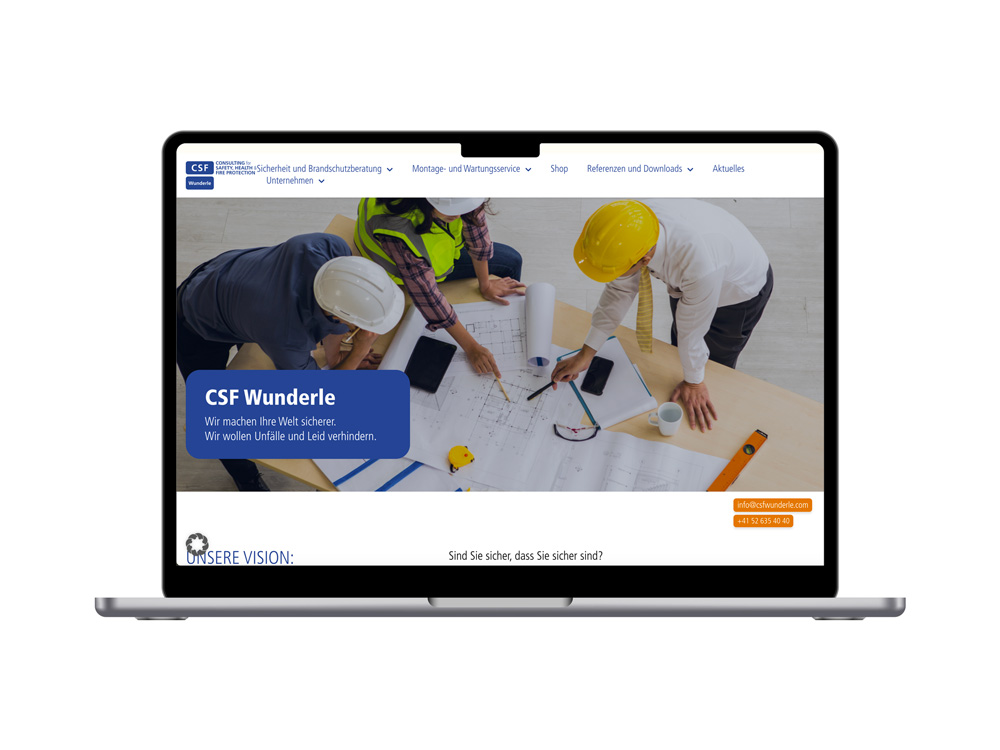 Wireframes und Struktur für ein Website-Redesign