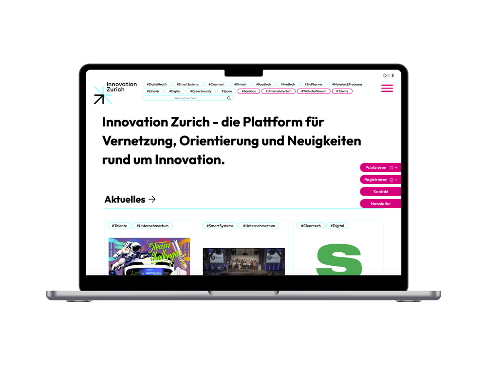 Wireframes und Struktur für ein Website-Redesign