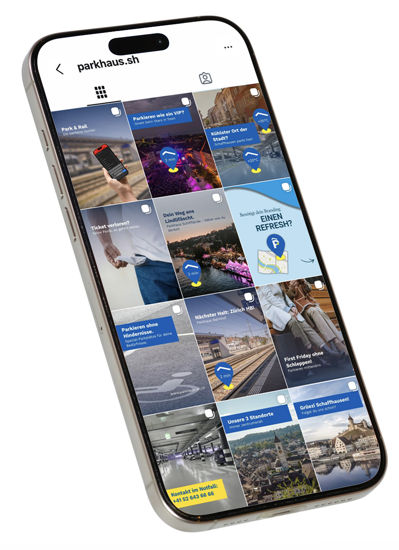 Vorschau eines modernen Website-Redesigns