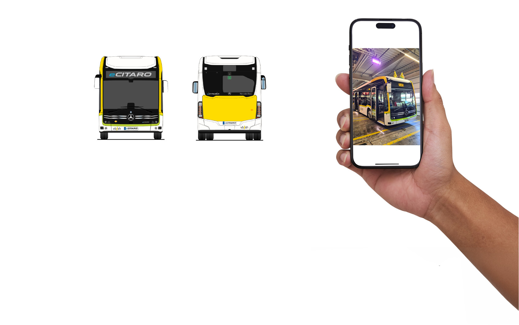 Vorschau eines modernen Website-Redesigns